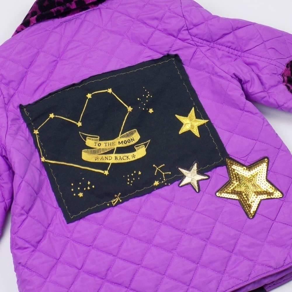 leopard and stars I love you to the moon and back